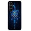 Phone Case - MANIACASE - Samsung Galaxy S26 Plus - Silicone TPU - Black - Cosmic Turtle Pattern