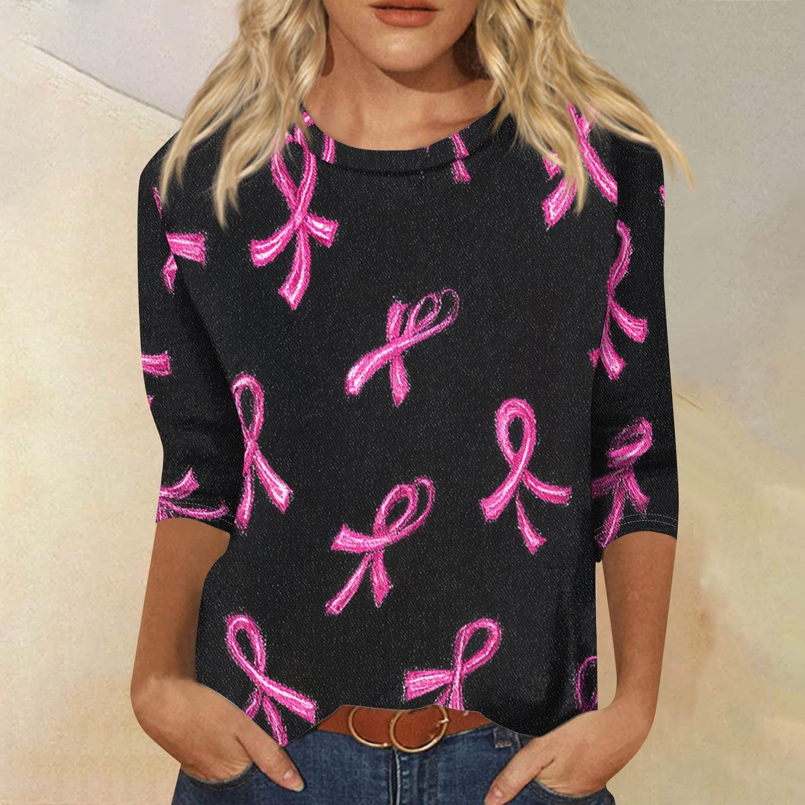 

Женская модная повседневная блузка с рукавами 7/8, принтом, свободного кроя, с круглым вырезом XL арбуз красный