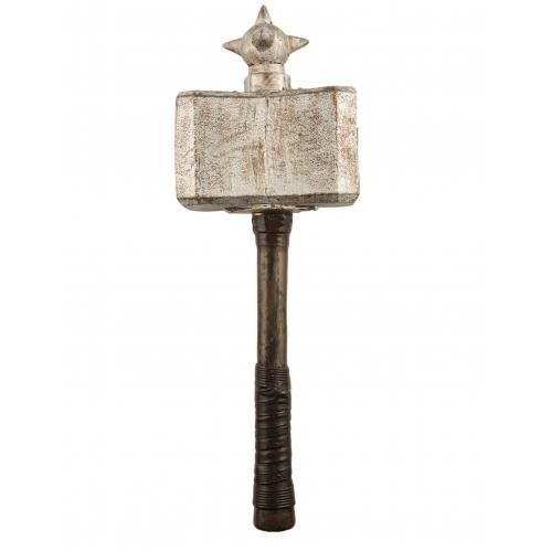 Marteau Guerrier - GENERIQUE - Accessoire De Déguisement - Plastique Et Métal - 57 Cm