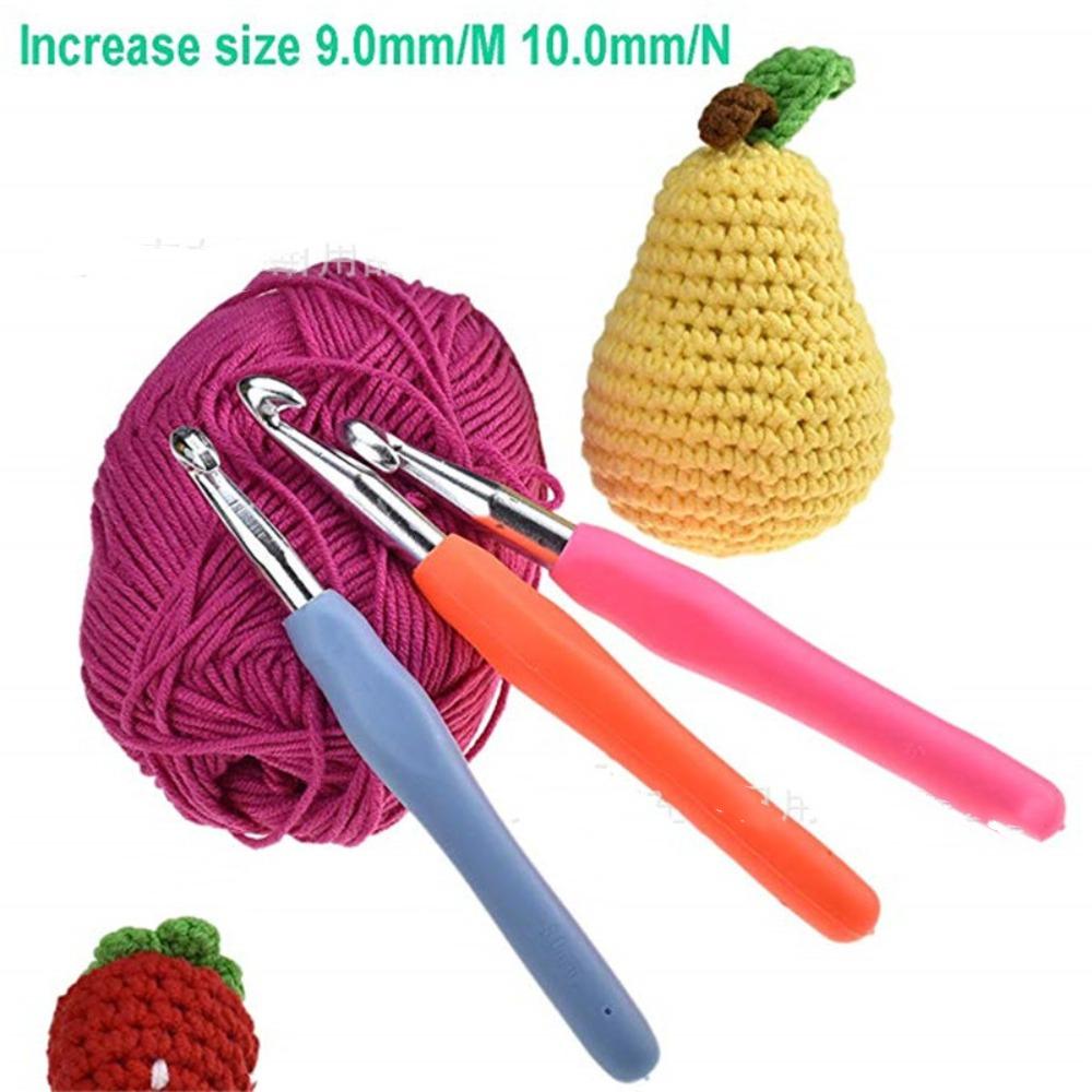 

DIY Craft Crochet Kit Weave Yarn Knitting Sewing Tool for Large Crocheting Needles