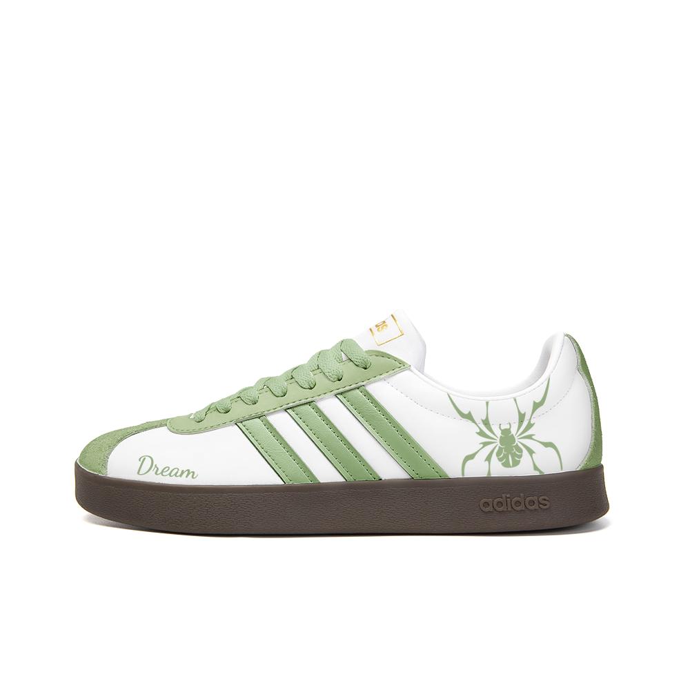 

Adidas Neo VL Court 2.0 Slip Resistant Abrasion Resistant Low top Skateboard Shoes Unisex White Green ID6015(Team354-) 44⅔
