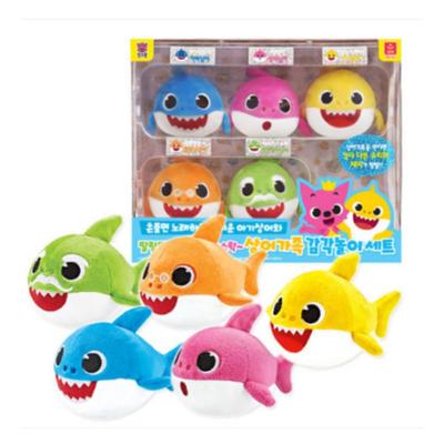 Pinkfong Baby Shark Σετ Εκπαίδευσης Αισθητηριακού Παιχνιδιού Κούκλας Ήχου Κορέας Κούκλα