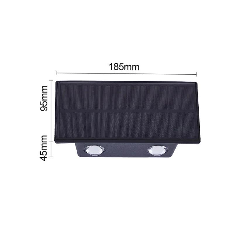 

Светодиодный солнечный уличный садовый светильник, водонепроницаемый, работающий на солнечной энергии, суперяркий, настенный светильник для внутреннего двора, балкона, лестницы, светильники 1pcs lamp