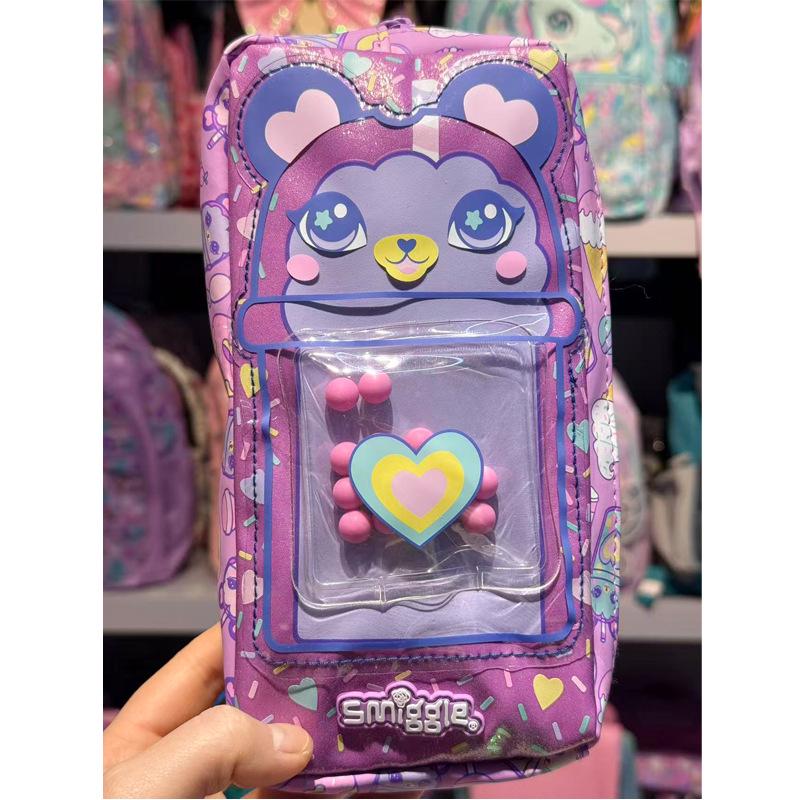 Smiggle Australia Large Cartoon Pencil Case for Primary & Secondary Students