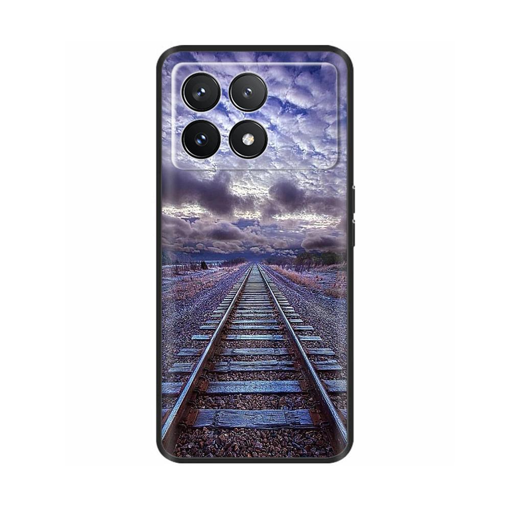 For Xiaomi Poco F6 Pro Case Cover For Xiaomi Poco F6 Pro 5G Phone Cover Cool Sweet Soft Smooth Liquid Silicone Fundas Shells