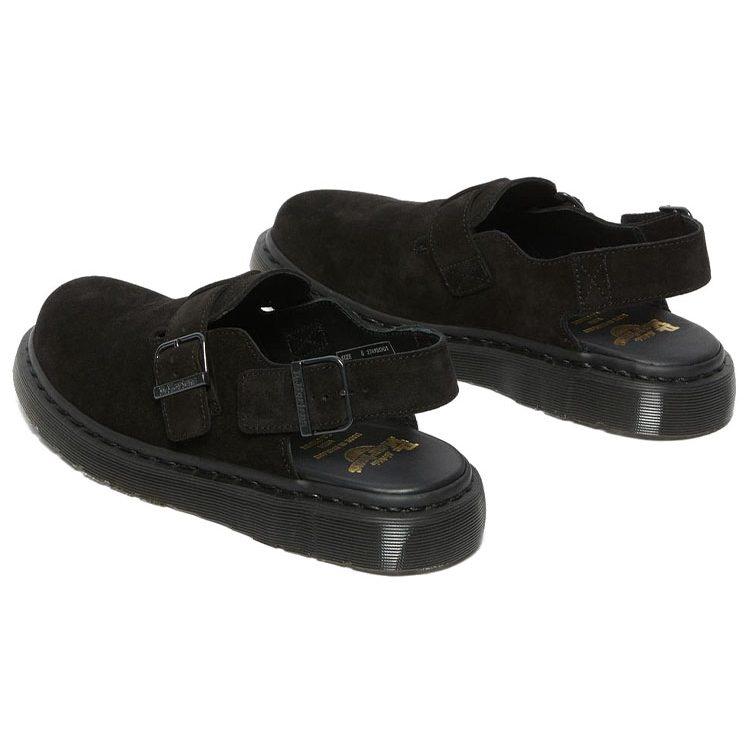 Dr.Martens Jorge Made In England Suede Slingback Mule 'Black' 27492001