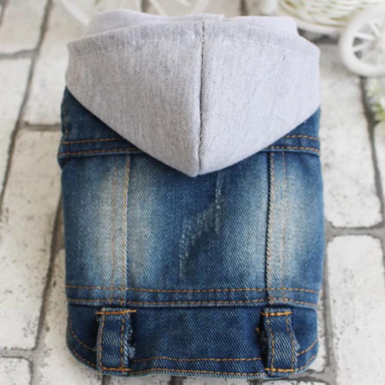 Pet Cake Ruffle Dress Cute Lightweight Dog Vest Bichon Teddy Small Dog Clothes Solid Dog Denim Jacket Pet Jean Coat