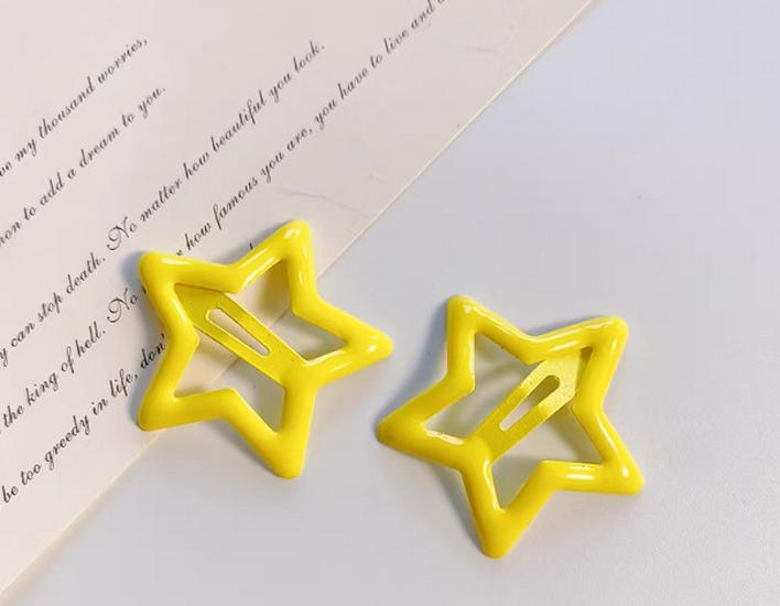 Cute Five-Pointed Star Hair Clips: Sweet & Spicy Style, Versatile Girly Side Accessories