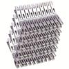 100pcs Duty Stainless Steel Clothespins - Non-Slip Grip Laundry Clips, Rustproof Indoor/Outdoor Drying - Laundry Accessories, Indoor Outdoor Use