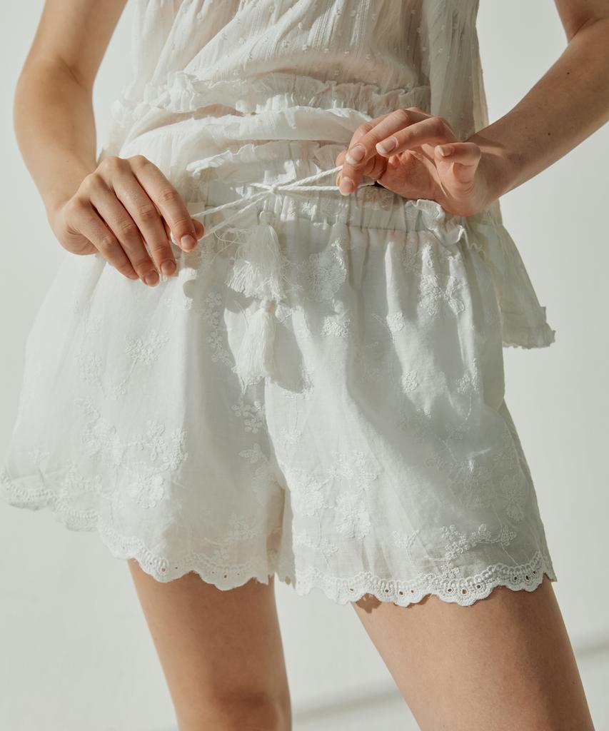 VIKINI VENDER Emily Lace Banding Shorts