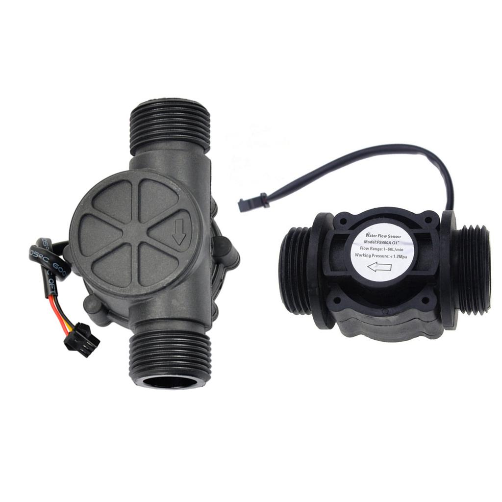 ABWR-3 Pcs Water Flow Sensor Fuel Flow Meter Water Meter Sensor Flowmeter Water Sensor, 1 Pcs 2-100L/Min & 2 Pcs 1-60L/Min