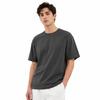 100% Cotton 300g Heavyweight Short-Sleeve T-Shirt For Men And Women Summer Round-Neck Solid Color Loose Fit Plus Size Student Casual Top