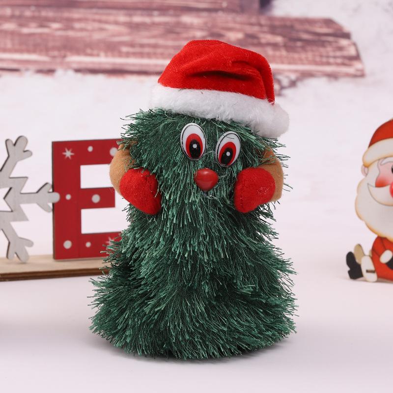 Electric Santa Singing and Dancing Christmas Tree Children's Toys Christmas Gift Decoration Ornaments