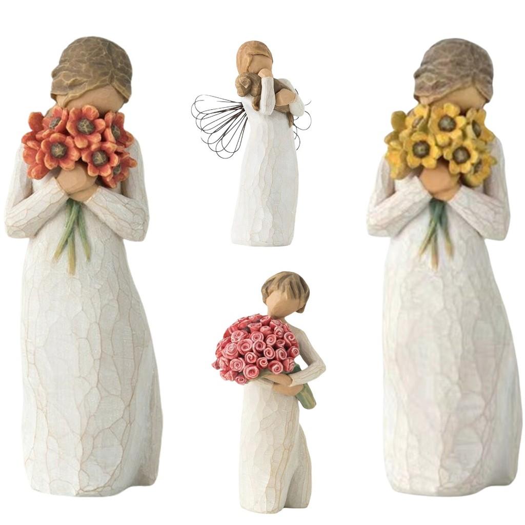 Romantic Family Themed Resin Craft Figurine For Home Decor Ideal For Valentine's Day Gift