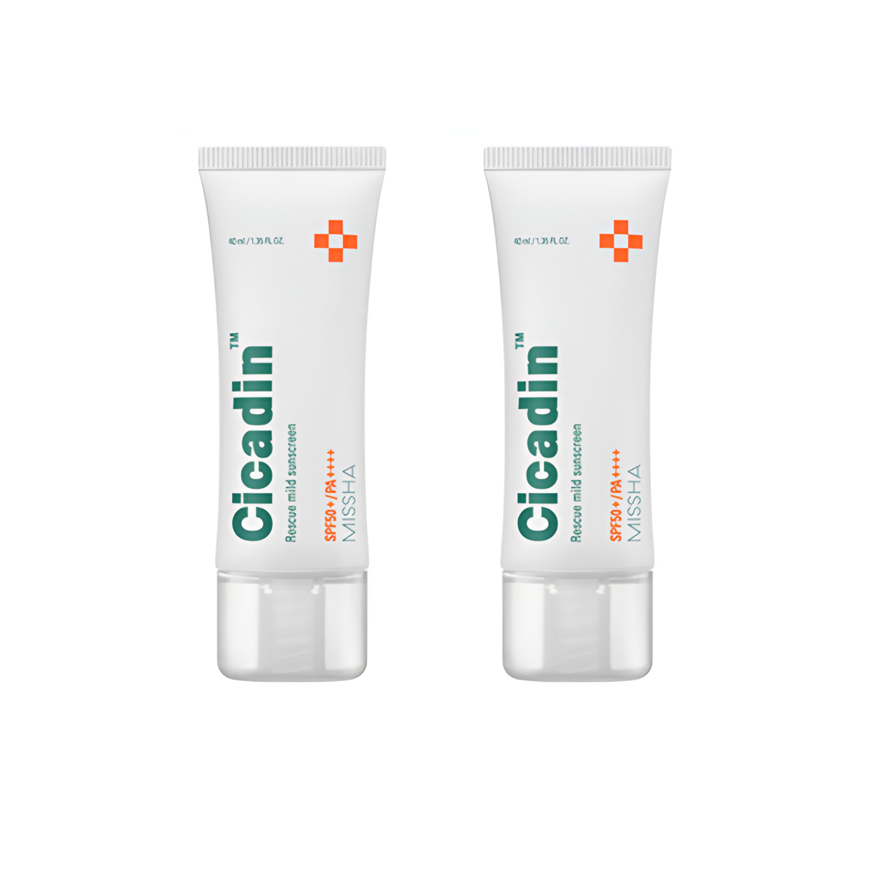 MISSHA Cicadin Rescue Mild Sunscreen Duo Set (40ml * 2PCS)