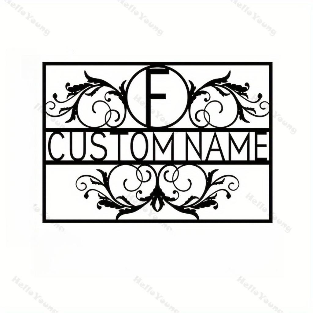 Custom Text Metal Sign Personalized Welcome Hot Sale for Home Kitchen Garage Decor