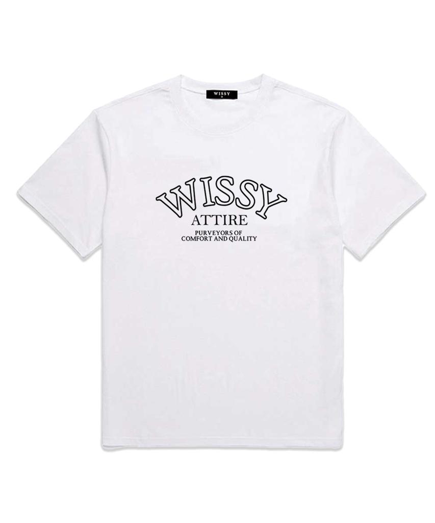 Wissi Attire Logo Short Sleeve T-Shirt (Ws002) White