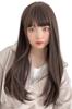 Brightlara Wig, Full Wig, Long, Straight, Semi-Long, One Curl, hf1423x-CR