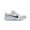 Nike Varsity Leather Hook and loop Low top Sports Casual Shoes Gray Black Children Aged 3 7 Years Old CN9393-100