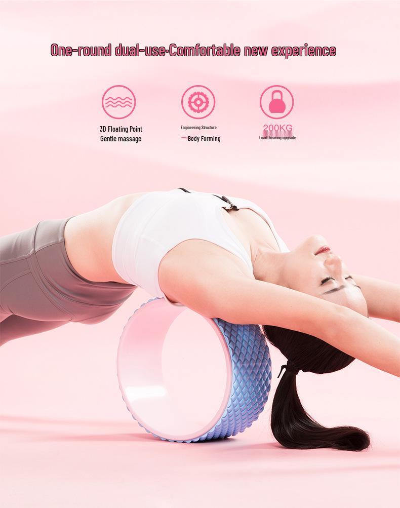 Yoga Wheel for Backbend Assistance and Pilates Fitness Training