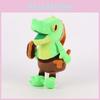 Adorable Lil Gator Game Plush Toy Soft Green Cartoon Animal For Kids 28cm Height