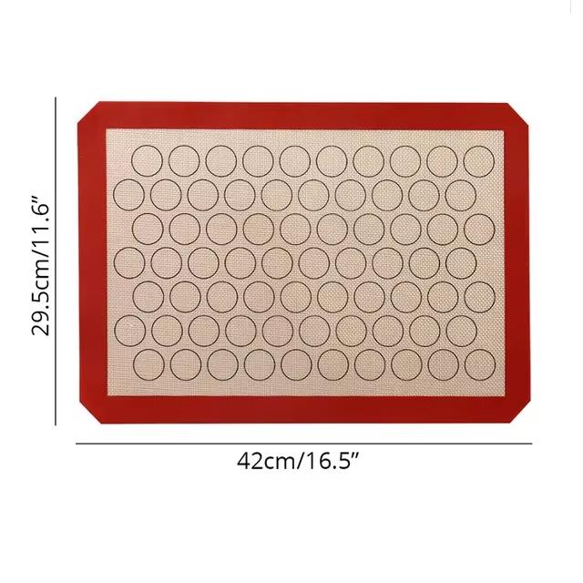 Food Grade Silicone Baking Mat Non-slip Pastry Mat for Rolling Out Dough Making Pie Crust and Fondant with Measuring Function