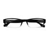 TUREZING Simple Rectangular Women's Metal Hinged Prescription Glasses Durable Lightweight Office Eyewear