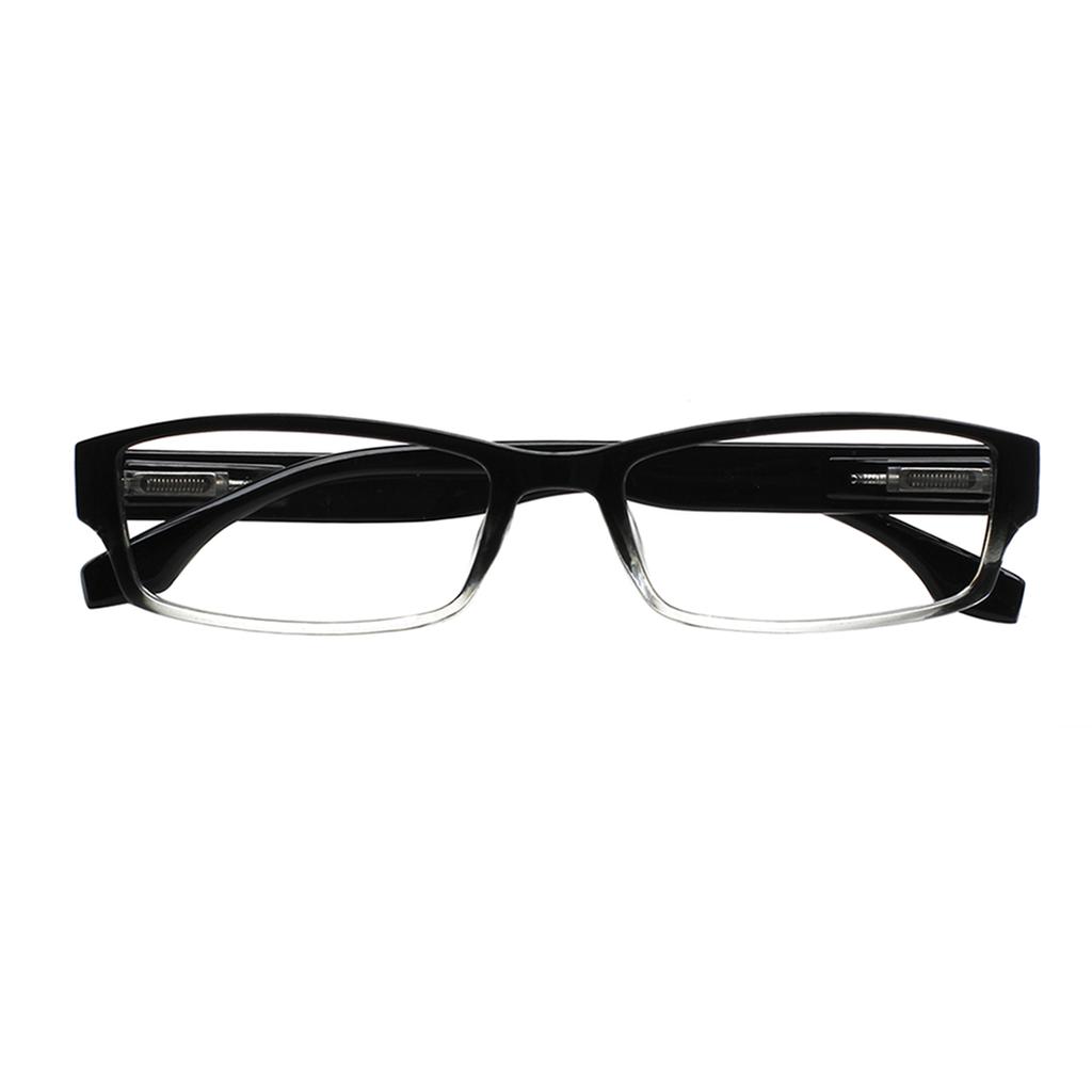TUREZING Simple Rectangular Women's Metal Hinged Prescription Glasses Durable Lightweight Office Eyewear