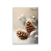 Vintage Christmas Metal Wall Decoration, Holiday Sticker Sign