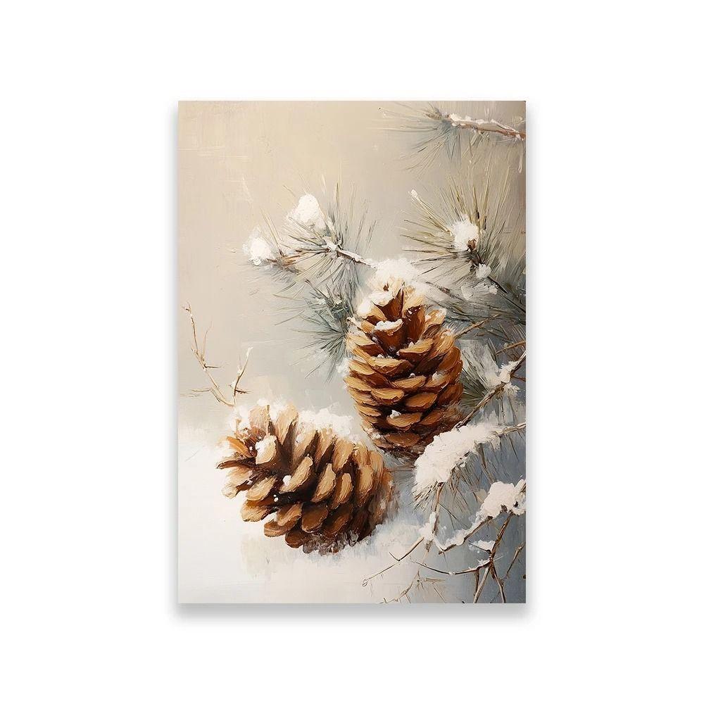 Vintage Christmas Metal Wall Decoration, Holiday Sticker Sign