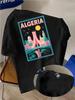 Vibrant Algeria Cityscape Tee with Retro Style Buildings and Palm Tree Print 100 Cotton Unisexs Tshirt Summer Casual Wear