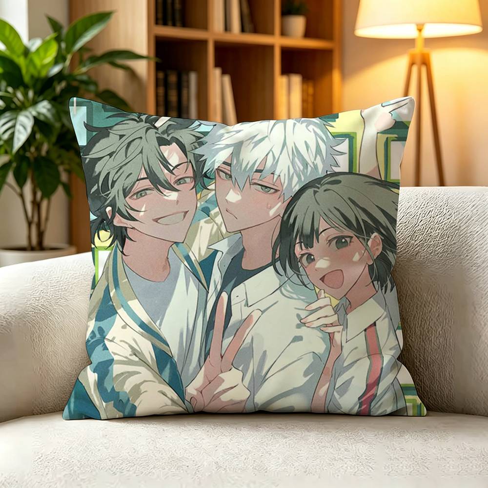 LLink Click Cheng Xiaoshi Lu Guang Anime  Pillow Case Square DoubleSided Sofa Cushion Cover Bedroom Bedside Pillow