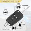 Key Fob for 13-19 Buick Encore/11-17 Regal/ 10-19 Chevy Equinox/ 13-16 Malibu/ 14-19 Impala/ 12-18 Sonic/ 10-18 GMC Terrain Keyless, OHT01060512, 2Pcs