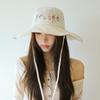 25 Early Autumn New High-end Sweet Bucket Hat Women's Sunshade Sunscreen Drawstring Basin Hat