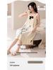 Summer Pure Cotton Sleeveless Nightgown for Girls, Plus Size Comfortable Loose Tank Dress