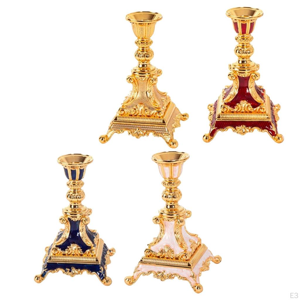 Svícen Kandelábr Řemeslný Dekorativní Stojan Svíčka pro Jídelní Stůl Obývací