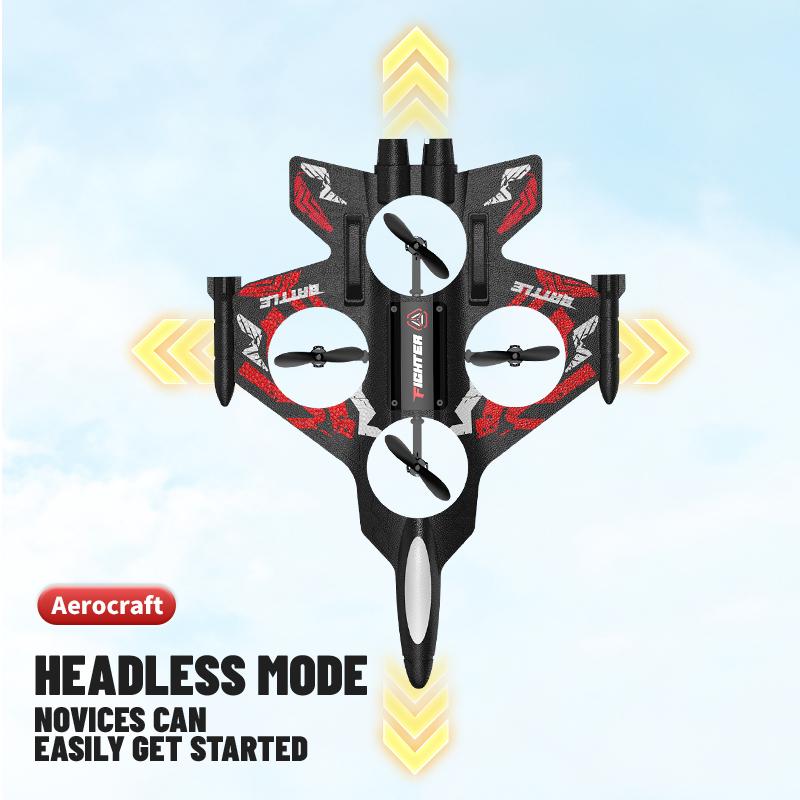 RC Plane 2.4G EPP Foam Remote Control Airplane Drone Kid-Friendly Hobby Fighter Jet Glider Toy for Boys Girls Birthday Gift