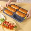 Creative Baking Mould Tray 8 Grids Bread Pastry Mold Silicone Cookie Mold  Baking Tool