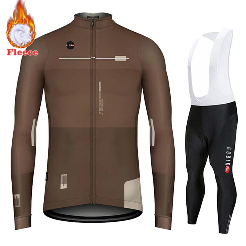 Vêtements de cyclisme d'équipe de course, Hiver, 2026 Ensemble de vêtements de cyclisme en laine pour homme, Ensemble de maillot de VTT Ciclismo