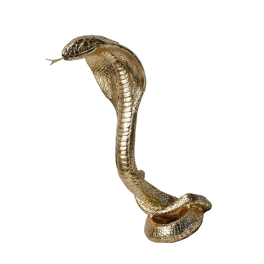 Resin Cobra Shelf Decors Accent Snake Figurines Tabletop Centerpieces Home Decorations Retro Snake Decorative Objects