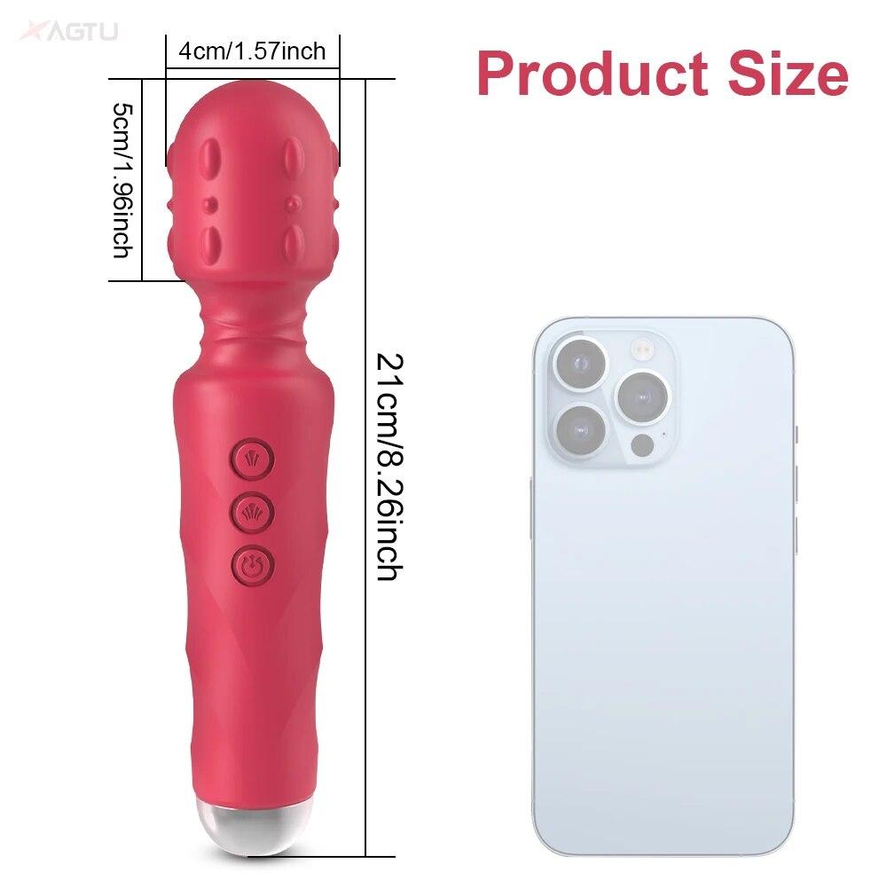 Powerful Magic Wand Vibrator for Women Clit Clitoris Stimulator AV Stick G Spot Massager Female Masturbator Sex Toys for Woman