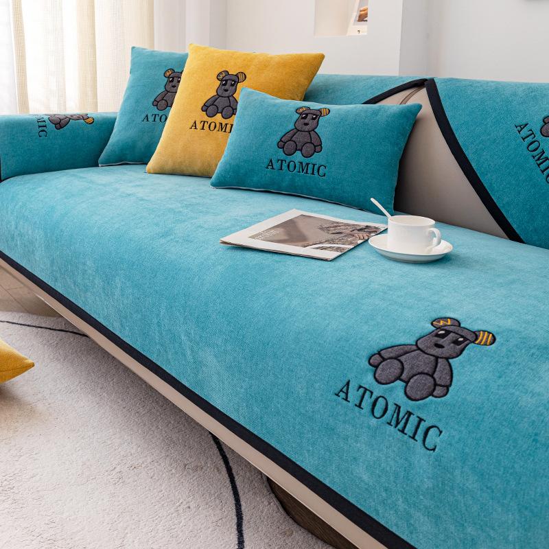 

Подушка для дивана, универсальный простой современный нескользящий чехол на четыре сезона, универсальный универсальный чехол, тканевое одеяло, полотенце 70*70cm