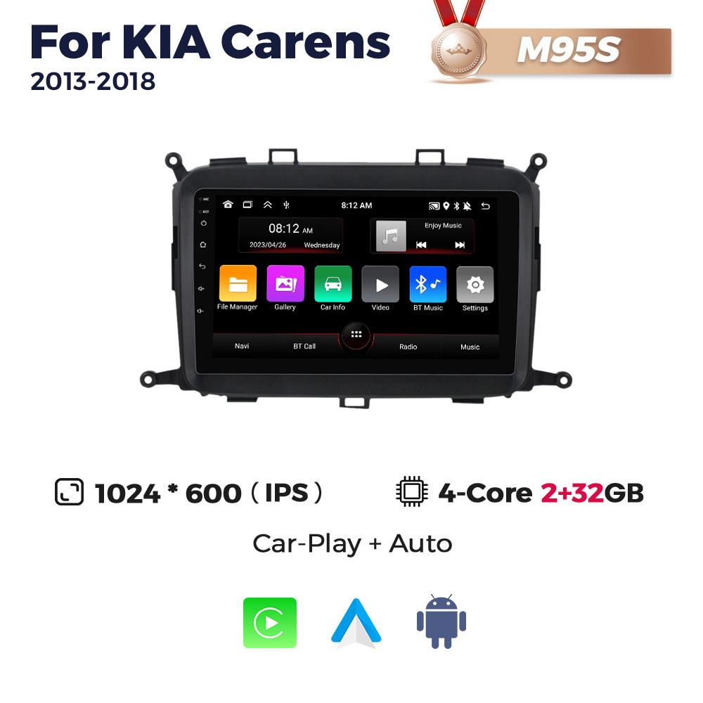Navifly Android 13 Car Radio For Kia Carens RP 3 III 2013-2019 Multimedia Video Player GPS Stereo Wireless Carplay Auto Systems