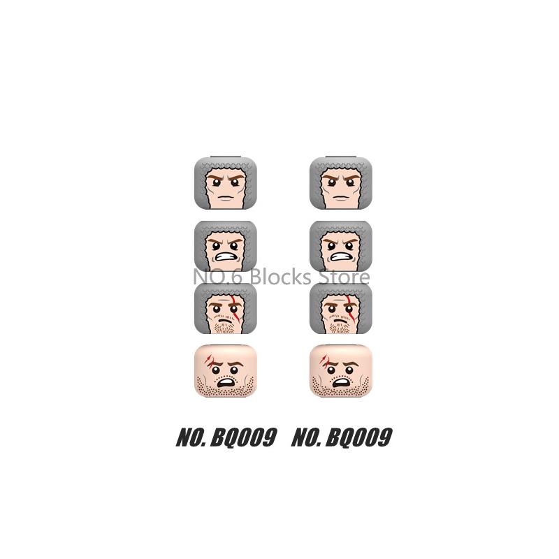 City Building Blocks Body Character Clothing Head Face DIY Parts Hair Expression Accessories Figure Headwear Helmet Bricks Toys