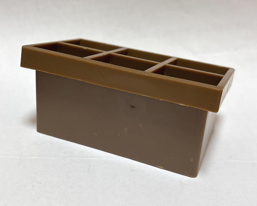 Miniature Fruit Storage Rack, Mini Market Fruit Playset, Toy Miniature Dollhouse (Brown)