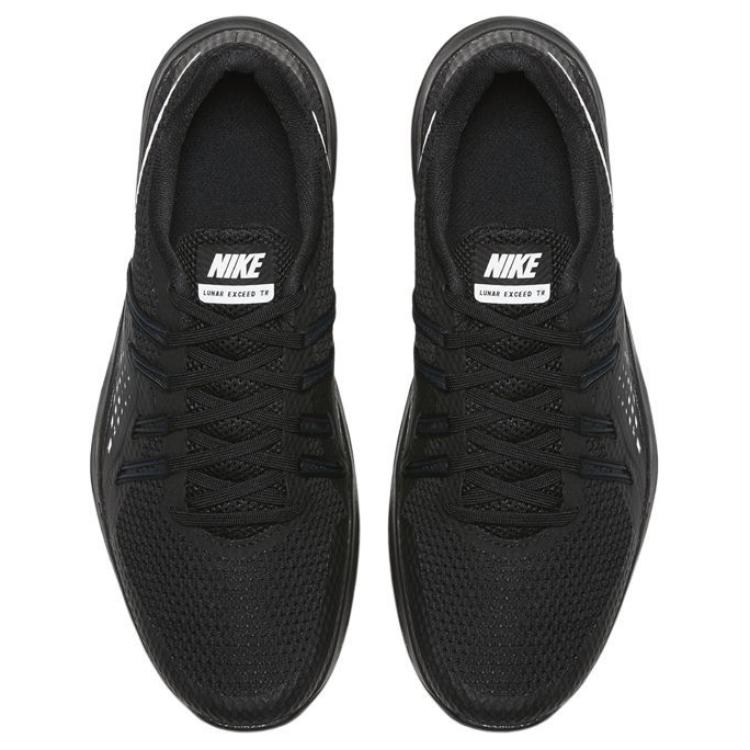 Nike Lunar Exceed Tr Bequeme Vielseitige Rutschfeste Langlebige Low-Top Trainingsschuhe Damen Sneaker Schwarz 909017-001