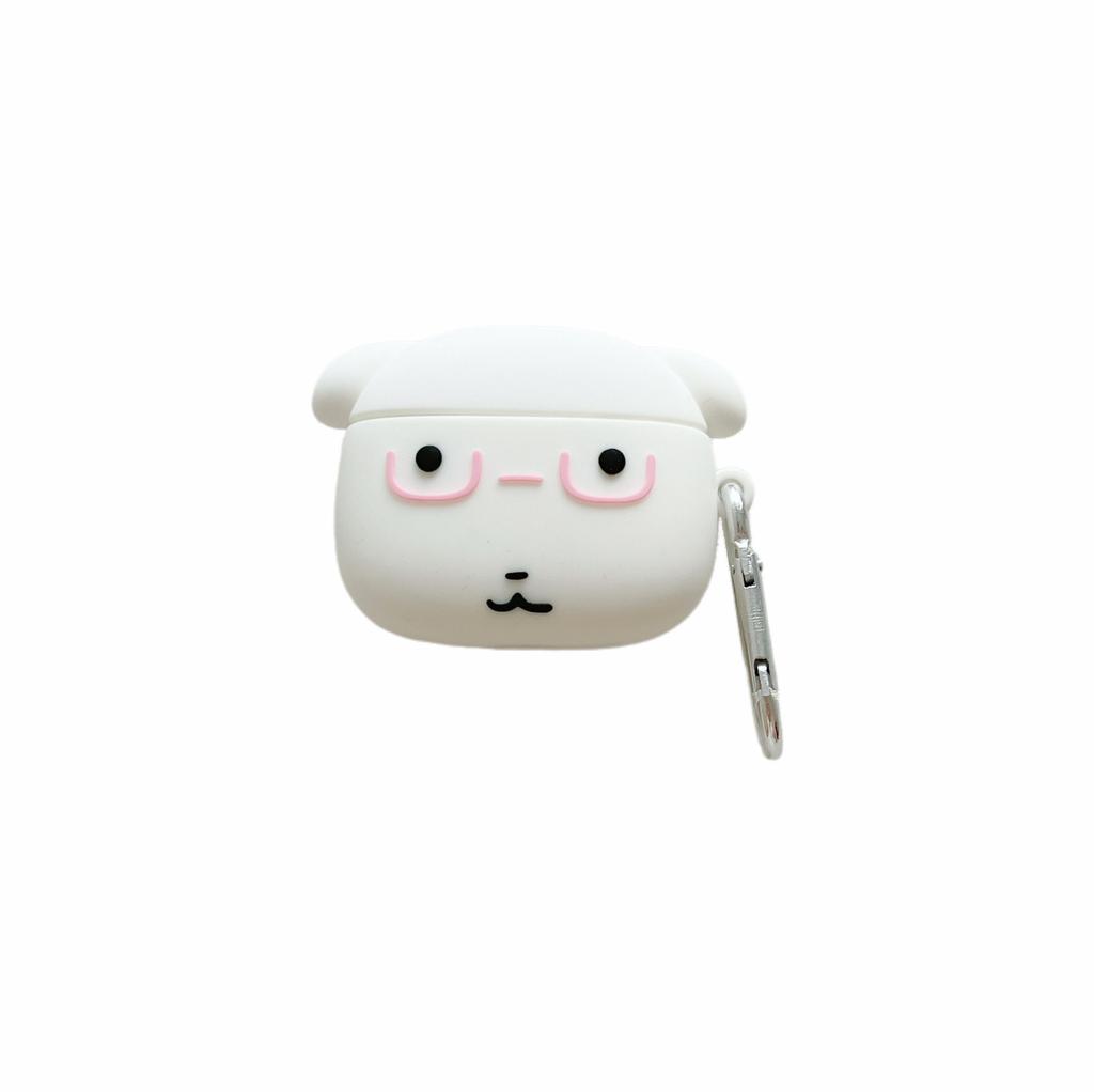 Popular cartoon glasses puppy suitable for AirPodsPro1/1st generation earphone case Pro silicone AirPods1