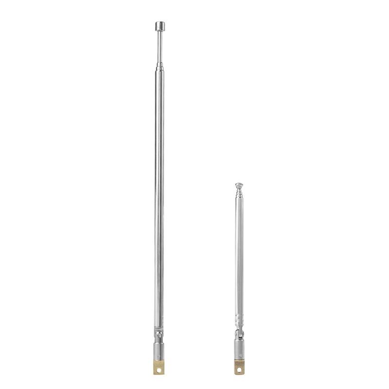 Telescopic Antenna for Electronic Radio TV Signal 4/5 Sections Radio Remote Control Audio Antenna Aerial Connector
