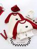 2025 Autumn/Winter Minimalist Family Sweatshirts: Heart Smiley Design for Mother & Child, Mother-Daughter/Son Plus Velvet