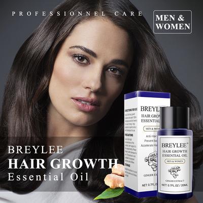 BREYLEE Hair Growth Essential Oil 20ml Hair Products Hair Care Prevent Baldness Anti-Hair Loss Serum Nourishing